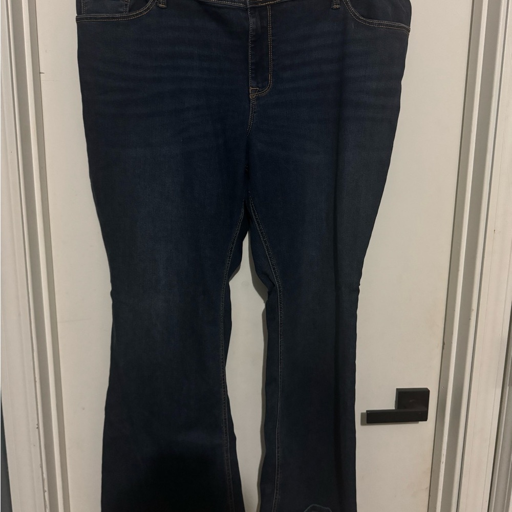Torrid Dark Blue Flare Jeans